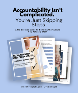 Accountability Workbook For Leaders